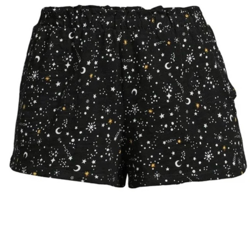 Secret Treasures Celestial Black Women's Sleep Shorts and Top Set